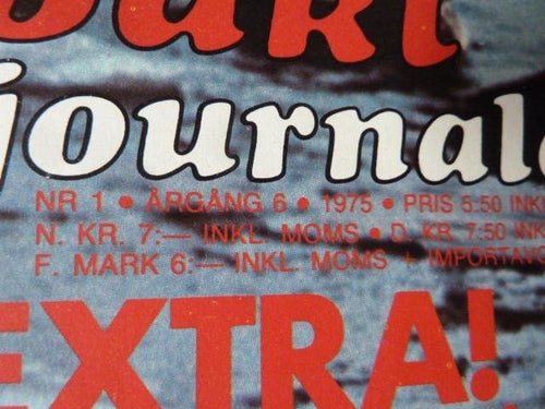 JAKT JOURNALEN, NR 1/1975, TIDNING