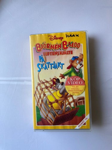 Björnen Baloo Luftens Hjälte På Skattjakt VHS