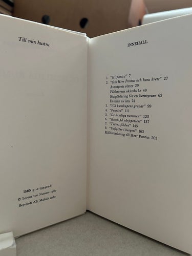 De hemliga rummen av Lorenz von Numers, bok, Fine plus