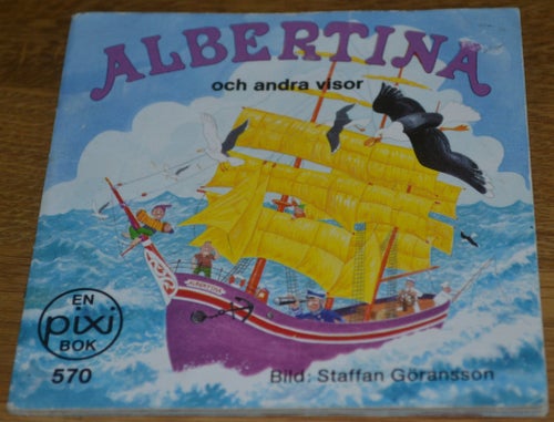 Äldre Pixibok Albertina och andra visor