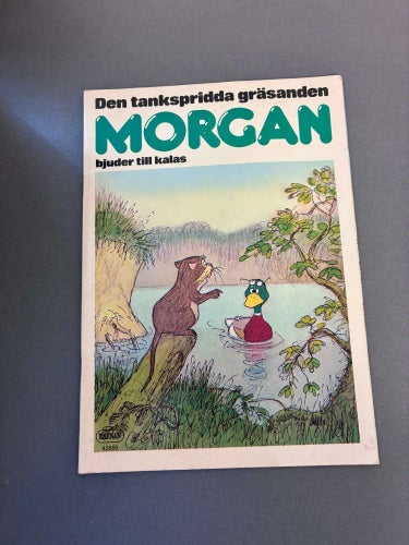 Den tankspridda gräsanden Morgan bjuder till kalas