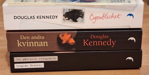 Bokpaket Douglas Kennedy/Den andra kvinnan/Ögonblicket/Den gåtfulle fotografen