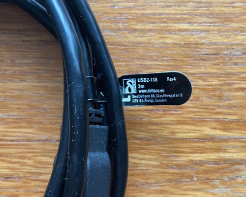 Deltaco USB2 förlängningakabel 3 m
