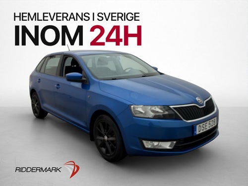 Skoda Rapid Spaceback 1.2 TSI 105hk Plus Sensorer Låg-Skatt