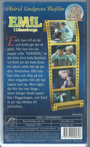 EMIL I LÖNNEBERGA ( VHS FILM !)
