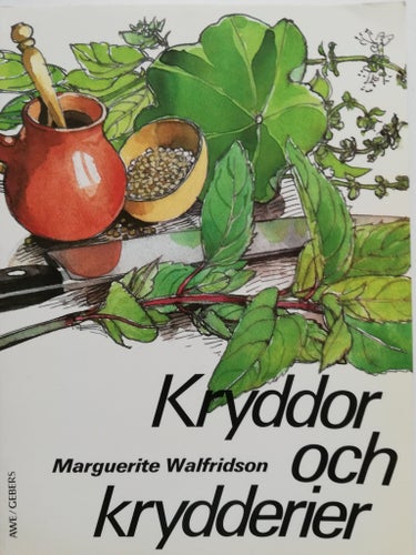 KRYDDOR OCH KRYDDERIER, MARGUERITE WALFRIDSON 1977