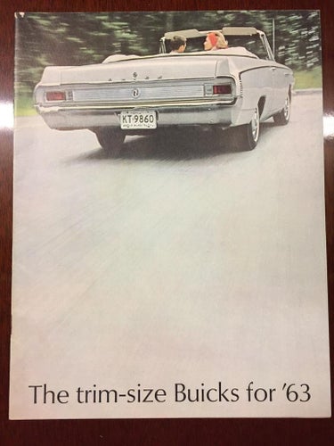 Försäljningsbroschyr Buick 1963