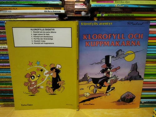 Klorofylls äventyr 6 Klorofyll och kuppmakarna 1981 1:a upplagan. Very Fine