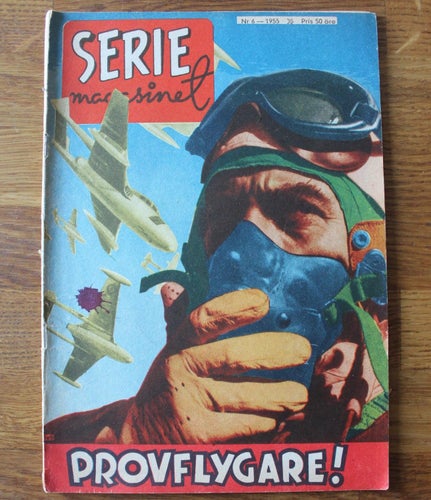SERIEMAGASINET 1955 NR 6 med Flygbild
