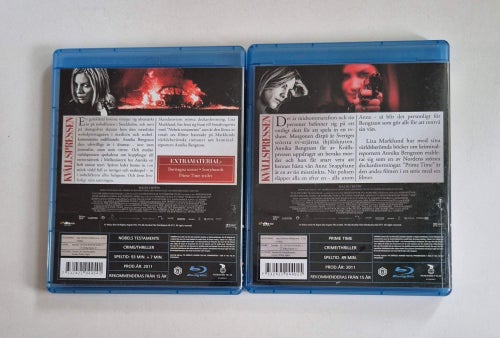 Nobels Testamente & Prime Time - Malin Crepin, Liza Marklund Nr 1-2 Blu-ray