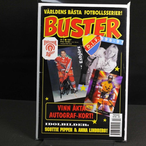Buster - 1997 - NR 2 - Idolbilder: Scottie Pippen & Anna Lindberg