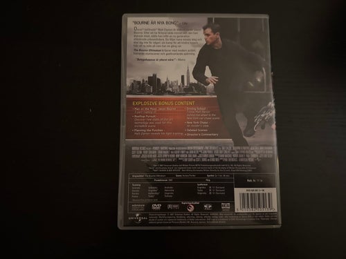 The Bourne Ultimatum Matt Damon. DVD
