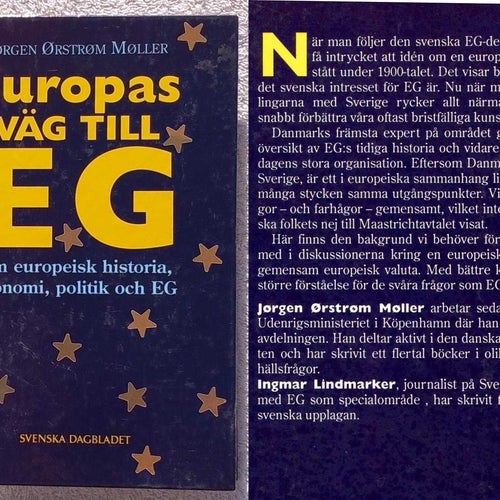 Europas väg till EG – om europeisk historia, ekonomi, politik och EG