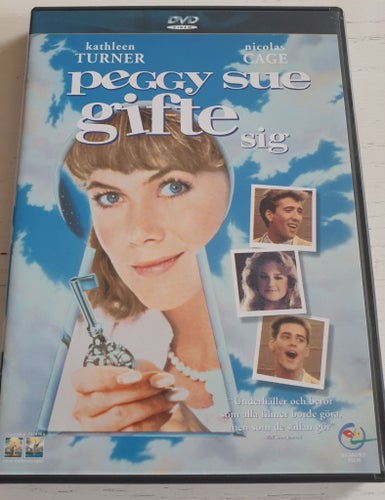 Peggy Sue gifte sig (1986) - Kathleen Turner/Nicolas Cage - Egmont DVD - Raritet