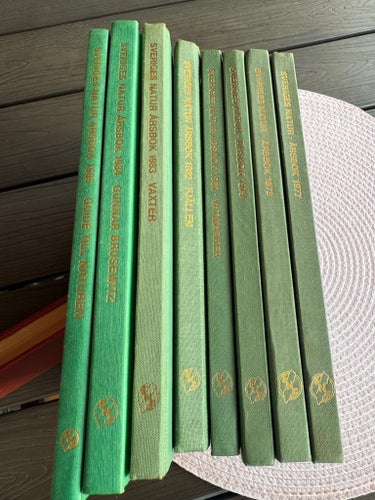 Sveriges Natur Årsbok - Samling 1977-1985