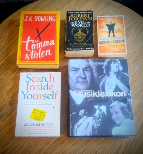 Bokpaket. Varierade genres