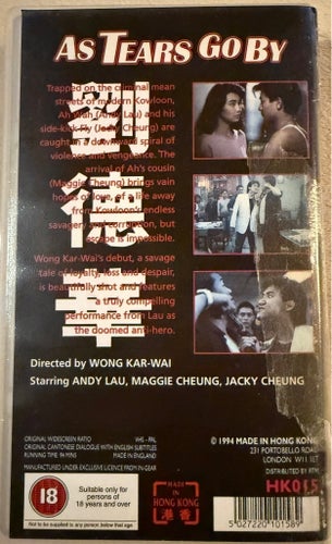 VHS: ANDY LAU COLLECTION • 5 Filmer • UNCUT Widescreen • Wong Kar-wai