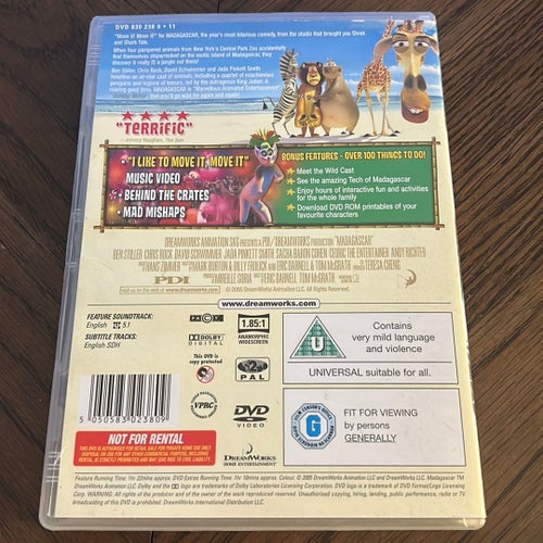 Madagascar DVD