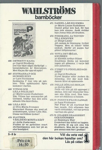 PELLE BÖRJAR SKOLAN -1978 - SYLVIA MÅRD