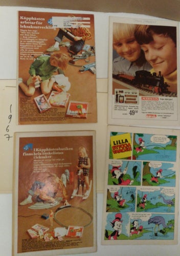 Samling Walt Disney's Kalle Anka & Co 1967 flera nummer 6 styck