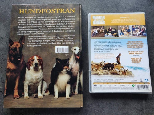 Hundfostran Bok och 2 st DVD med Cesar Milan. Hund, Lydnad