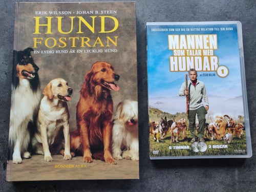 Hundfostran Bok och 2 st DVD med Cesar Milan. Hund, Lydnad