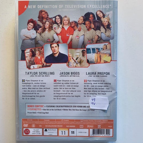 ORANGE IS THE NEW BLACK. 5-DVD-BOX TV-SERIE SÄSONG 1