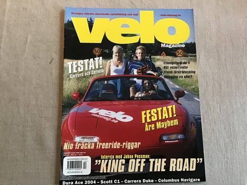 VELO NR 4 2003 MATTI LEHIKOINEN,FRANS KINKY SJÖBLOM,ÅRE MAYHEM,FREERIDE,DH,