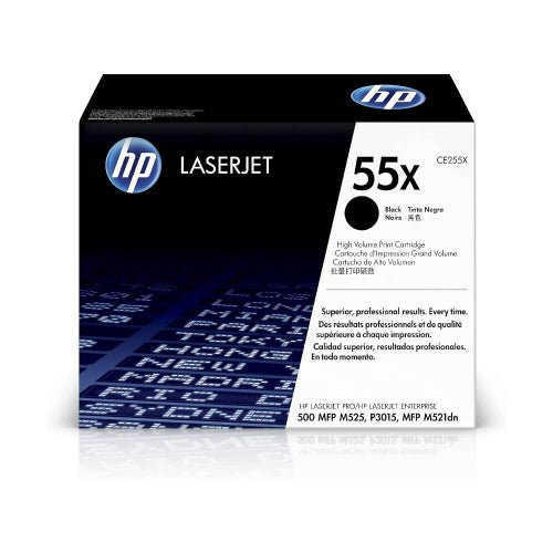 Original HP 55X Svart Toner (CE255X)