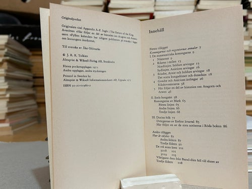 Ringens värld dokument rörande sagorna om Härskarringen av J. R. R. Tolkien