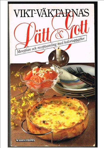 VIKT-VÄKTARNAS Lätt & Gott Menyplan och receptsamling med kaloriuppgifter (1988)