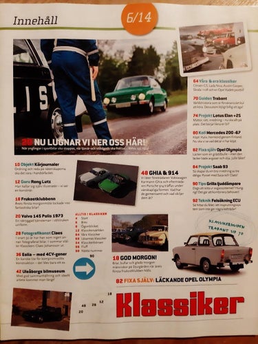 Klassiker 6 2014: Volvo 145 Polis, VW Porsche 914 vs VW Karmann Ghia, Trabant