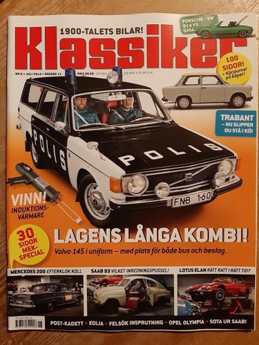 Klassiker 6 2014: Volvo 145 Polis, VW Porsche 914 vs VW Karmann Ghia, Trabant