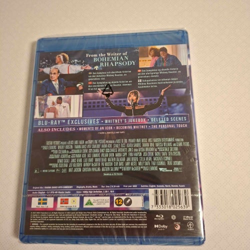 Whitney Houston - I Wanna Dance.. Blu-ray 2022 Svensk text inplastad nyskick