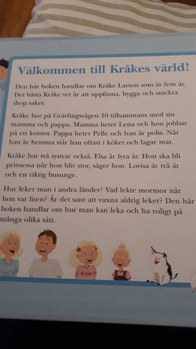 barnbok Kråkes lekbok !