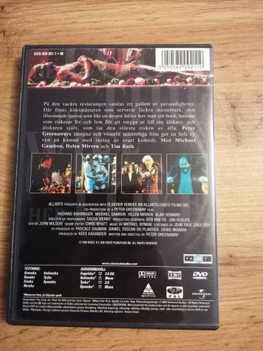 Kocken, Tjuven, Hans Fru Och Hennes Älskare (DVD)