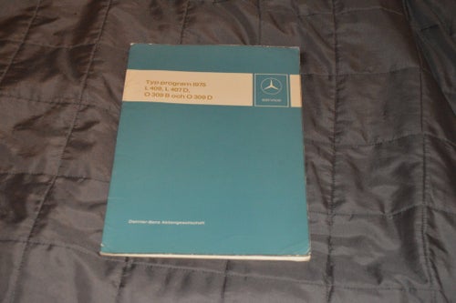 Mercedes verkstadshandbok typ-program 1975