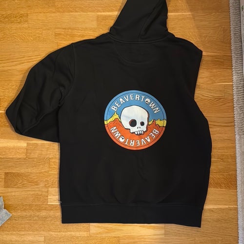 BEAVERTOWN svart huvtröja, storlek M