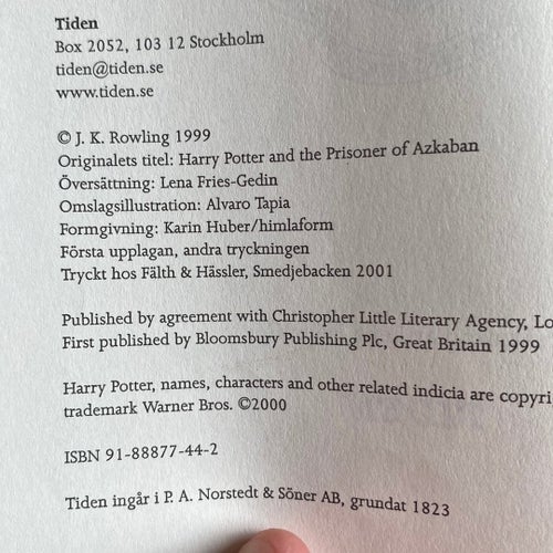 Harry Potter och Fången från Azkaban - J.K. Rowling