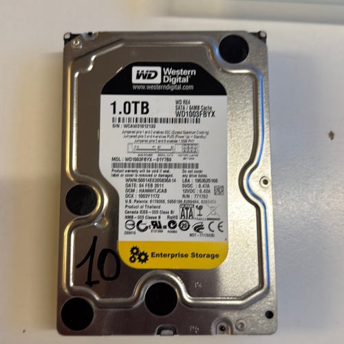 Western Digital WD1003FBYX 1.0TB Hårddisk