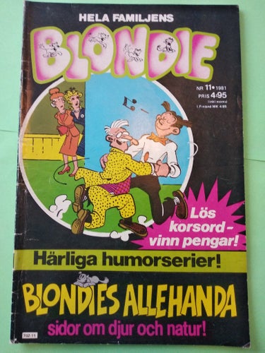 Blondie nr 11 från 1981