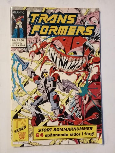 Transformers 1989 nr 7 Atlantic. Fine
