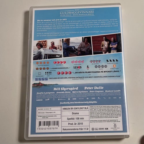 DVD - Himlen är Oskyldigt blå. Bill Skarsgård Peter Dalle
