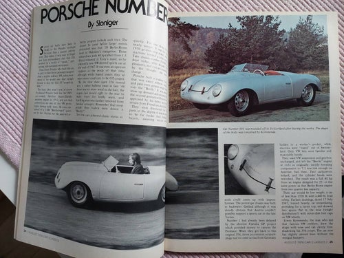 Car Classics Aug 1976 Porsche 550 904 Italian Topolino