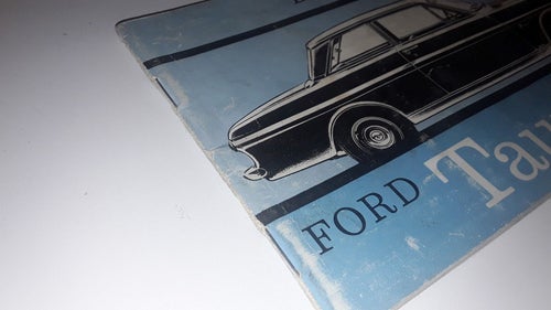 Ford Taunus 12 M instruktionsbok på tyska