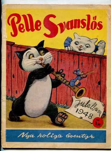 Pelle Svanslös Julalbum 1948 Gösta Knutsson o Einar Norelius
