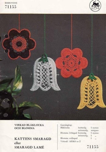 ** VIRKMÖNSTER ** SÖTA BLOMMOR **