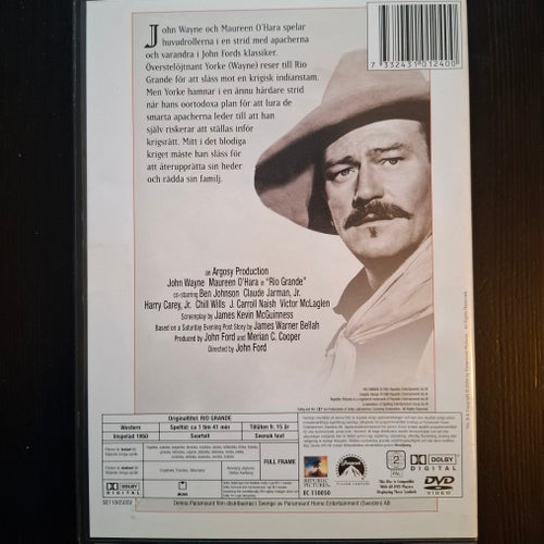 Rio Grande DVD John Wayne Maureen O'Hara Ben Johnson Claude Jarman Jr