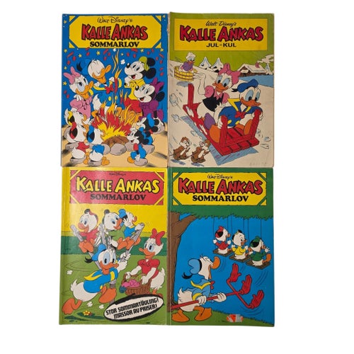 Kalle Anka Sommarlov, Jul-Kul & Maxi – 10 Disney-serietidningar