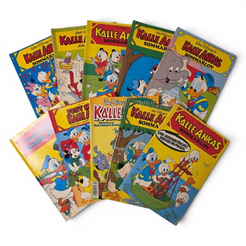 Kalle Anka Sommarlov, Jul-Kul & Maxi – 10 Disney-serietidningar